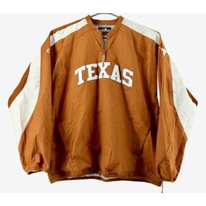 VINTAGE Texas Longhorns Windshirt Majestic Appliquéd & Embroidered Men's XXL UT
